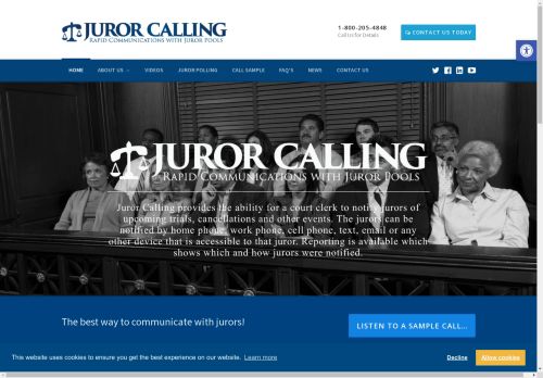 Juror Calling Software